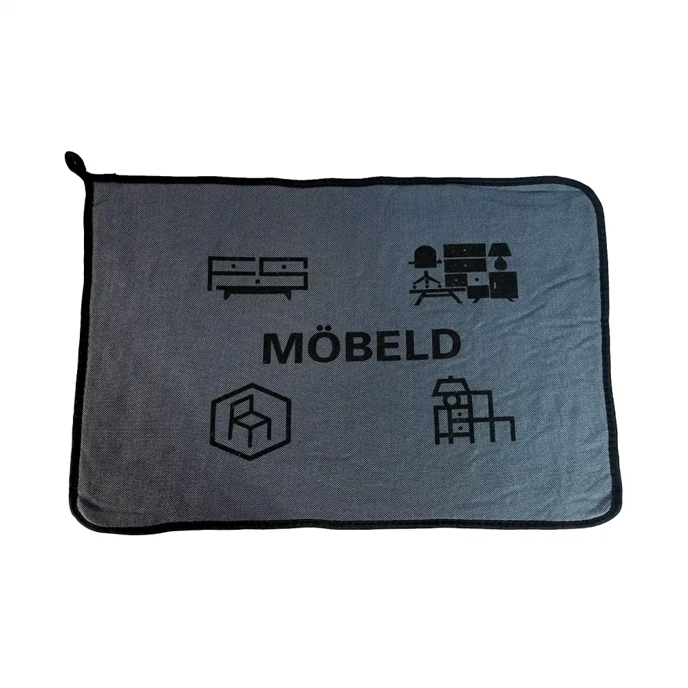 Prosop Microfibră Mobeld Auto 60x40cm pentru uscarea mașinii, gri - 600 GSM